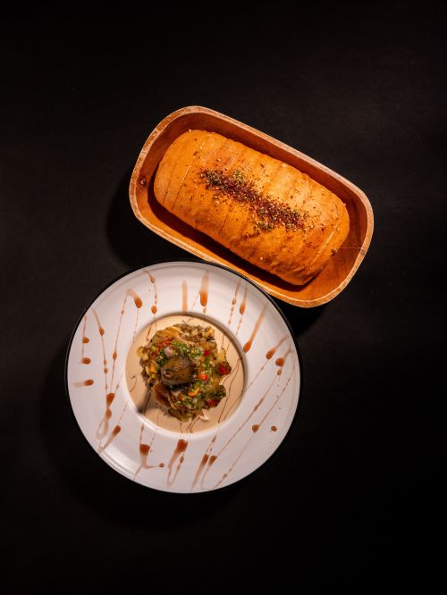 باذنجان بالطحينة